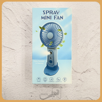 پنکه دستی شارژی با اسپری مه پاش مدل Spray Mini Fan