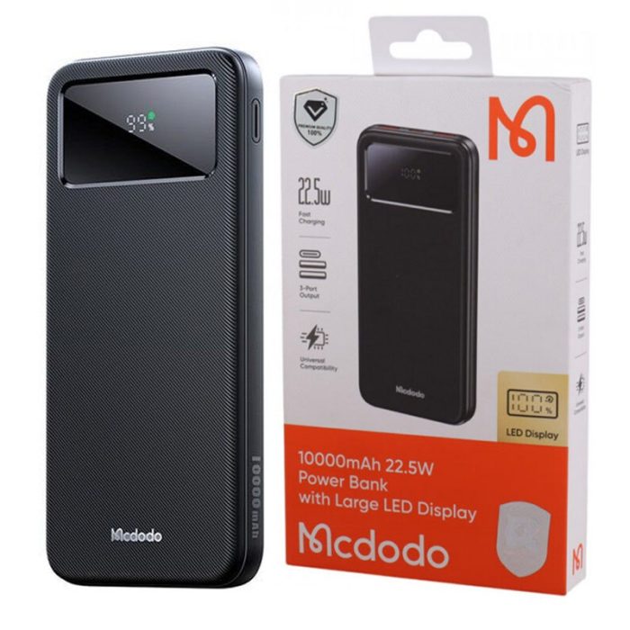 پاور بانک 10000 با توان 22.5 وات مکدودو Mcdodo PowerBank MC-4220
