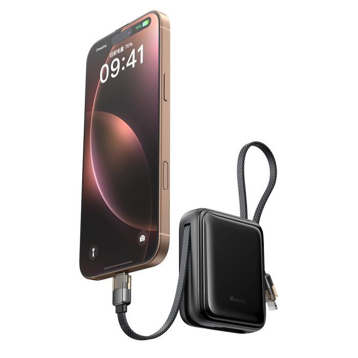 پاوربانک 22.5 وات 10000 با کابل متصل مک دودو Mcdodo MC-2550
