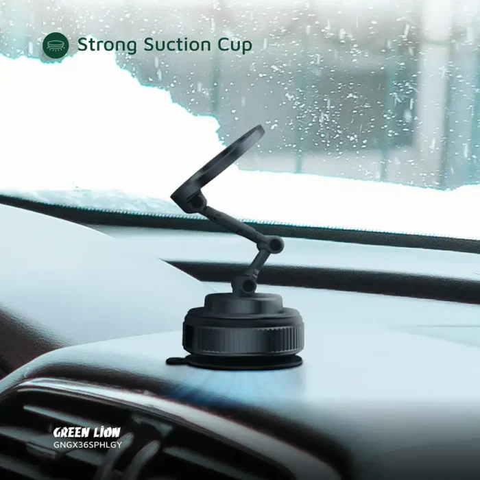 هولدر وکیومی مگ سیف گرین Green Lion GX-36 Suction Phone Holder GNGX36SPHLGY