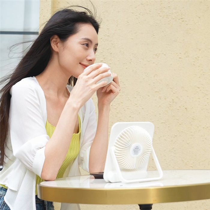 پنکه رومیزی شارژی ریمکس Remax Ultra-Thin Fan ZF03