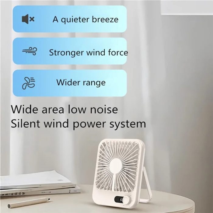 پنکه رومیزی شارژی ریمکس Remax Ultra-Thin Fan ZF03