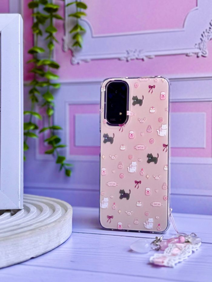 قاب موبایل CAT & CANDY با آویز سامسونگ و شیائومی