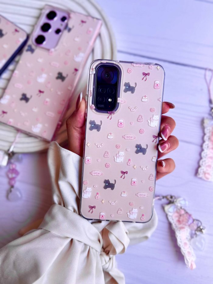 قاب موبایل CAT & CANDY با آویز سامسونگ و شیائومی