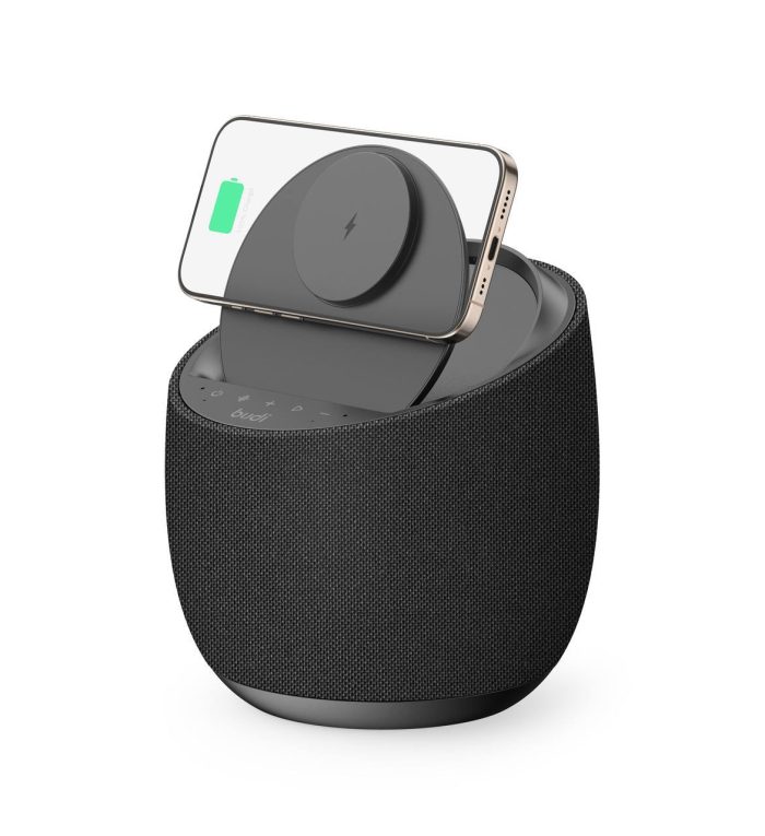 اسپیکر بلوتوثی با شارژر مگسیف بادی Budi TWS Wireless Stereo Speaker SPD98B