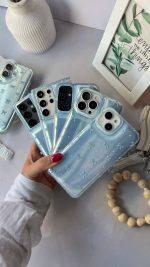 قاب براش پاپیون آبی با بند آیفون . سامسونگ . شیائومی