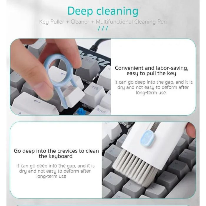 ست نظافت چند کاره دستگاه‌های الکترونیکی کوتتسی Coteetci 8 in1 Multifunctional cleaning set 75002