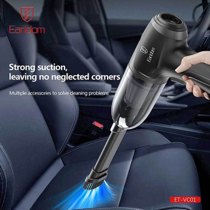 جارو شارژی خودرو ارلدام Earldom Car & Home Vacuum Cleaner VC01