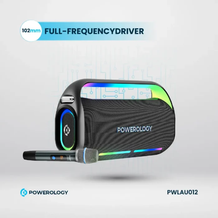 Powerology Deep Bass Party Speaker PWLAU012