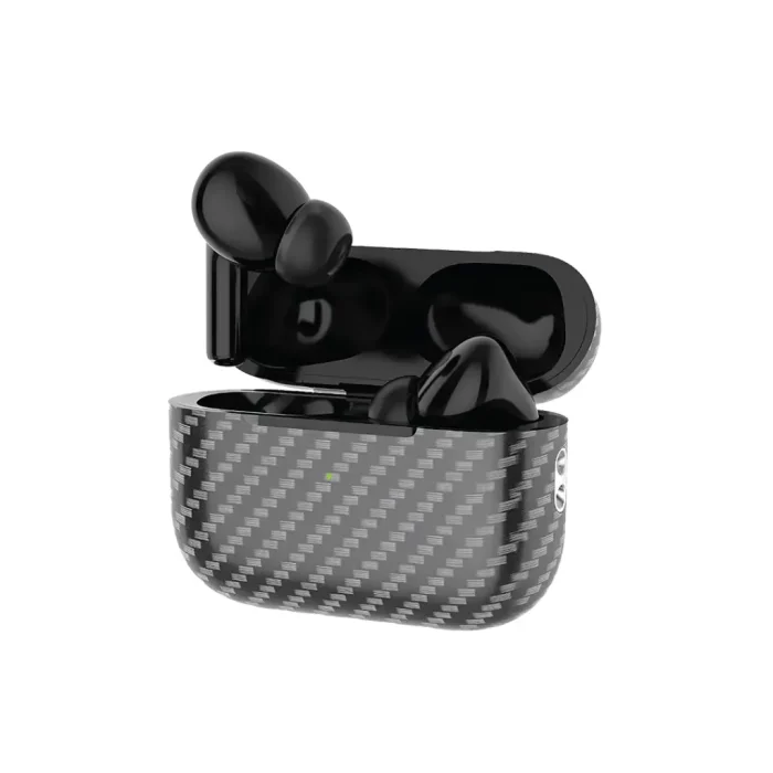 ایرپاد پرو 2 بلک کربن گرین لاین مدل Green Lion Earbuds Pro 2 with ANC Carbon Black GNEBUDP2CBK