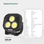 چراغ کمپینگ 1000 لومن گرین لاین Green Lion Hyper Lume GNHYLMELGTBK