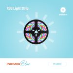 ریسه نورپردازی ال ای دی 5 متری پرودو مدل Porodo Blue Ft Sound Reactive RGB Strip Light PB-RGBSL