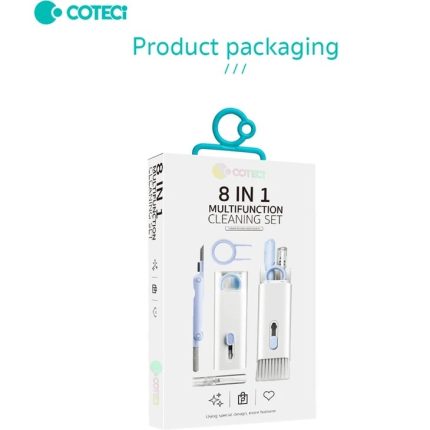ست نظافت چند کاره دستگاه‌های الکترونیکی کوتتسی Coteetci 8 in1 Multifunctional cleaning set 75002