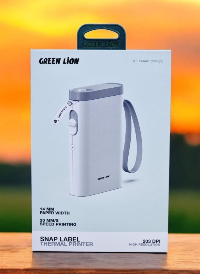 Green Lion Snap Lable Thermal Printer GNSNLBLPNTWH