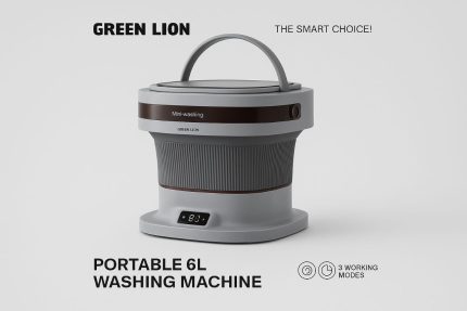 ماشین لباسشویی مینی تاشو 6 لیتری گرین لاین Green Lion
