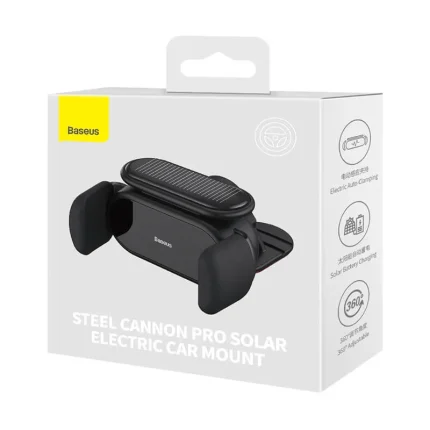 هولدر ماشین روداشبوردی بیسوس Baseus Steel Cannon Pro Solar Electric Car Mount SUGP010001
