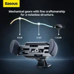 هولدر ماشین روداشبوردی بیسوس Baseus Steel Cannon Pro Solar Electric Car Mount SUGP010001