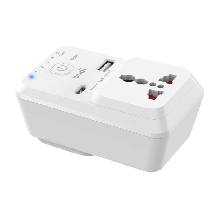 شارژر دیواری و تبدیل شارژر بادی مدل BUDI M8J313E