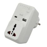 شارژر دیواری و تبدیل شارژر بادی مدل BUDI M8J313E
