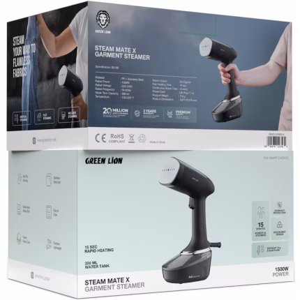 اتوبخار دستی گرین لاین Green Lion Steam Mate X Garment Steamer GNGS1500WBK