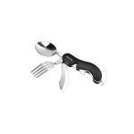 ست قاشق و چنگال مسافرتی گرین لاین Green Lion 4 in 1 Cutlery Set GN4IN1CSETBK
