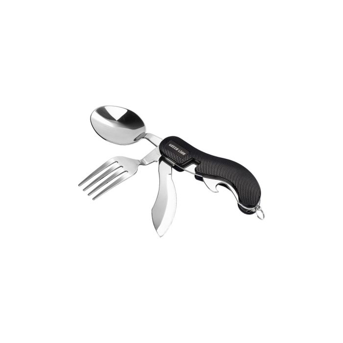 ست قاشق و چنگال مسافرتی گرین لاین Green Lion 4 in 1 Cutlery Set GN4IN1CSETBK