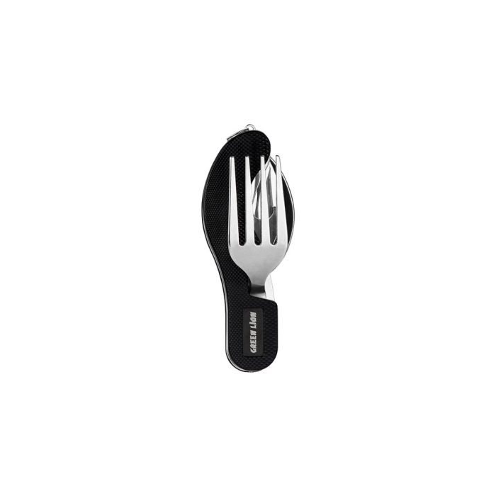 ست قاشق و چنگال مسافرتی گرین لاین Green Lion 4 in 1 Cutlery Set GN4IN1CSETBK