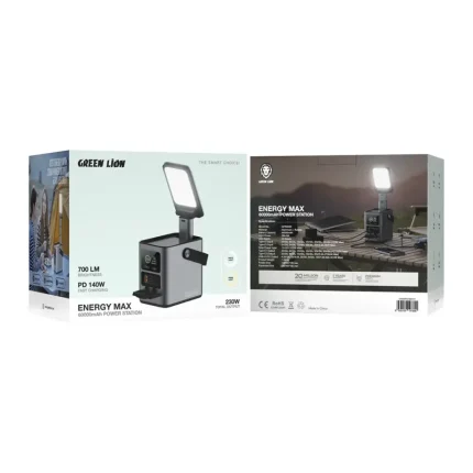 پاور استیشن 60000 با توان 230 وات گرین لاین Green Lion Energy Max Power Station GNEMPST60KGY