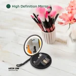 آینه آرایشی همراه گرین لاین مدل Green Lion Mini Makeup Pouch GNMNMKPCHBK