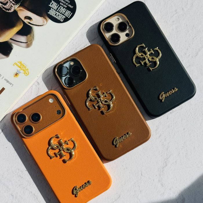 قاب چرمی لاکچری Guess Signature Leather Case
