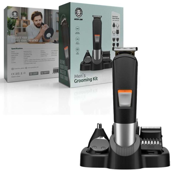 ماشین اصلاح 5 کاره گرین لاین Green Lion 5in1 Grooming KIT GNMENGMGKTBK