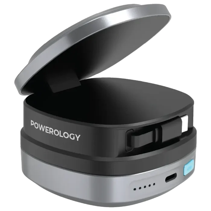 پاور بانک وایرلس 10000 چند منظوره پاورولوژی Powerology Lyons Power Bank PPBFT04BK