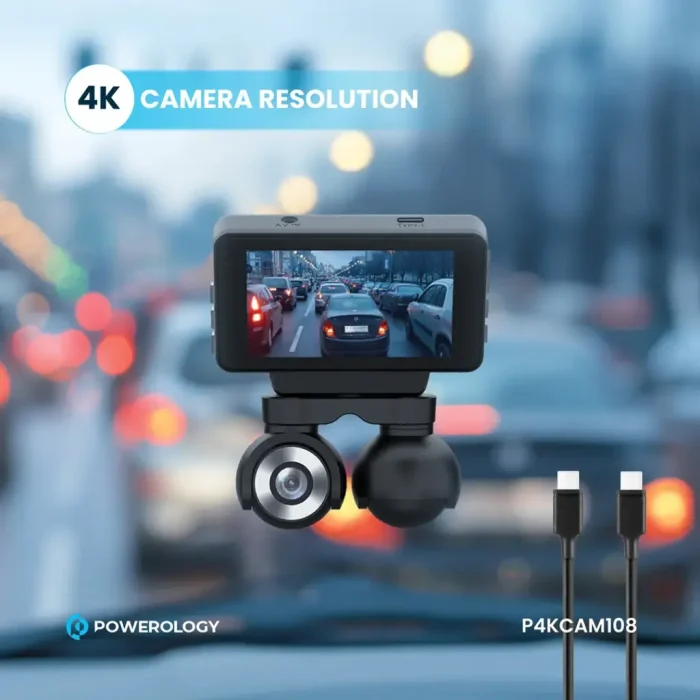دوربین ثبت وقایع پاورولوژی Powerology Dash Camera P4KCAM108