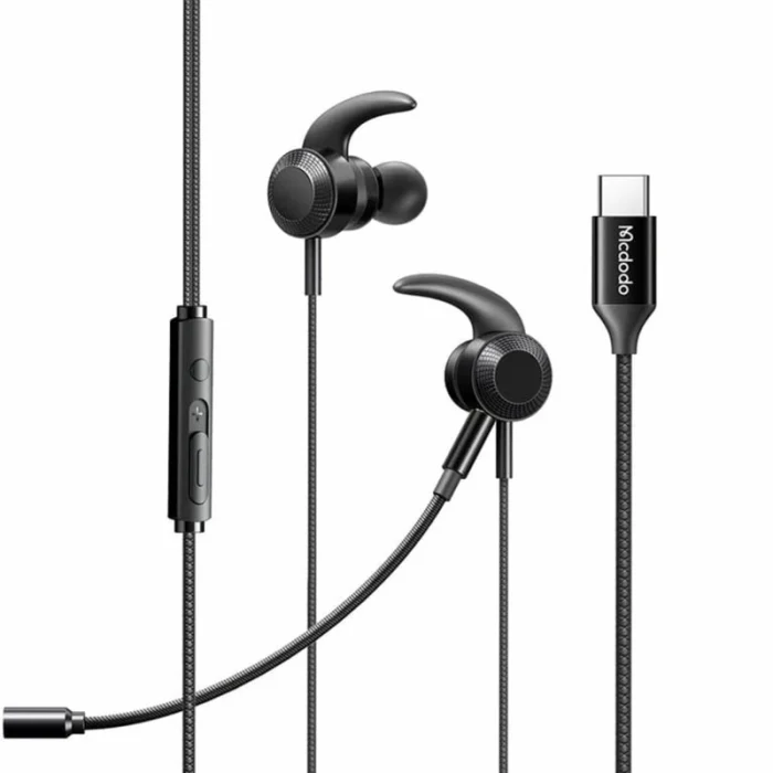 هندزفری سیمی گیمینگ تایپ‌سی مک‌دودو Mcdodo USB Type-C Gaming Earphones HP-1340
