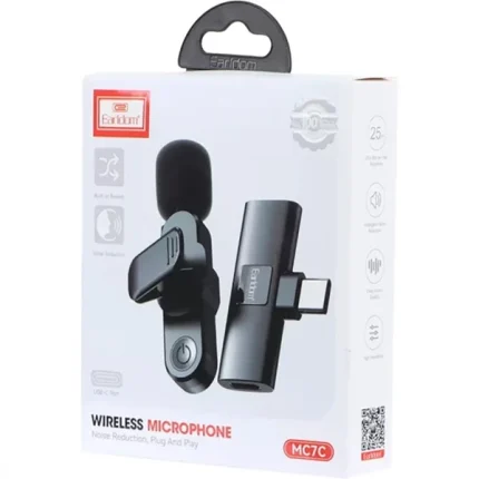 میکروفون یقه ای بی سیم ارلدام Earldom Type-C ET-MC7C