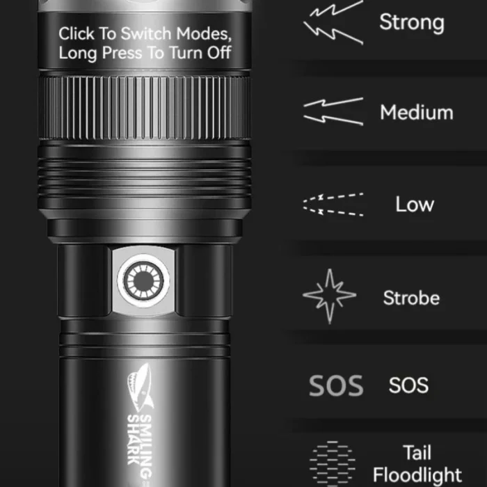 چراغ قوه اسمایلینگ شارک Smiling Shark FlashLight SD-0523
