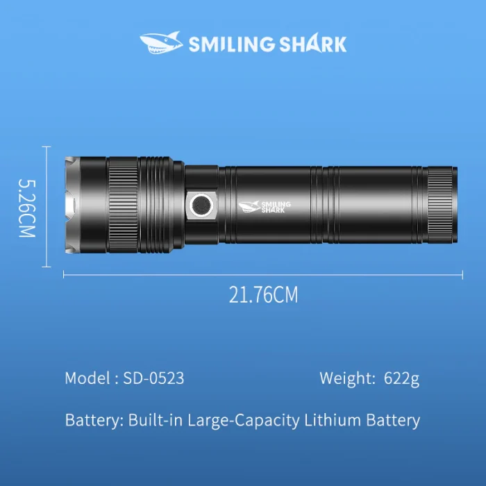 چراغ قوه اسمایلینگ شارک Smiling Shark FlashLight SD-0523