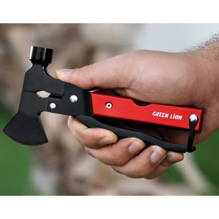 تبر و چکش چندکاره گرین لاین Green Lion Storm Breaker Multitool Axe GNSTRMHM13RD