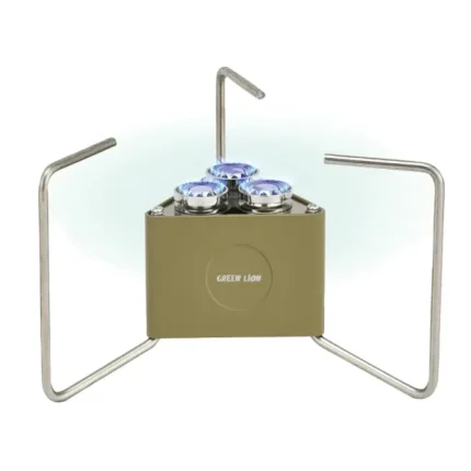 اجاق گاز کمپینگ تاشو 3 شعله گرین لاین Green Lion 3-Burner Foldable Camping Stove GN3BRNFLDCSKI