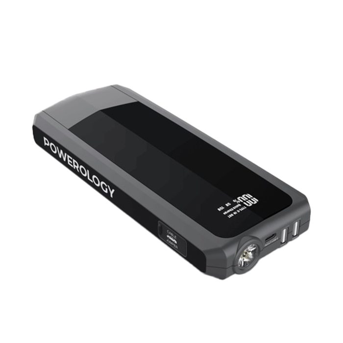 پاوربانک ۱۶۰۰۰ و جامپ استارتر خودرو پاورولوژی Powerology JumpStart Power Bank PPBCHA29