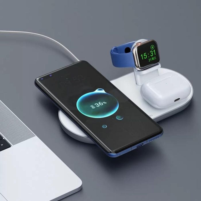 شارژر بی‌سیم 3 کاره مک دودو Mcdodo 3in1 15W MagSafe CH-7062 - تصویر 4