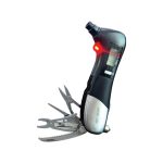 گیج فشار دیجیتالی لاستیک 9 کاره گرین لاین Green Lion Digital Tire Pressure Gauge 9 In 1 Rescue Tool GNDITIREPRBK