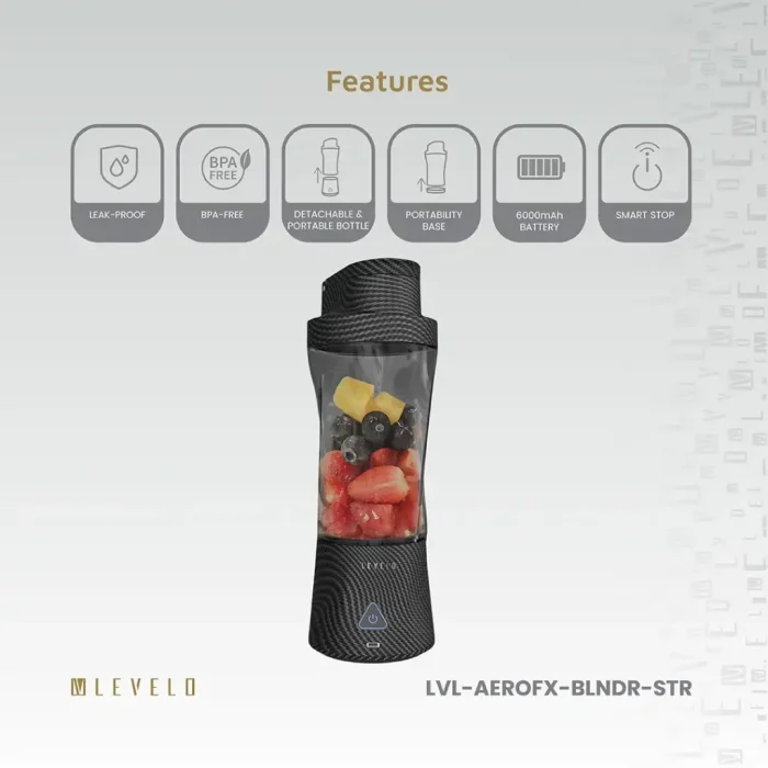 مخلوط کن لولو Levelo Portable Blender Aeroflex