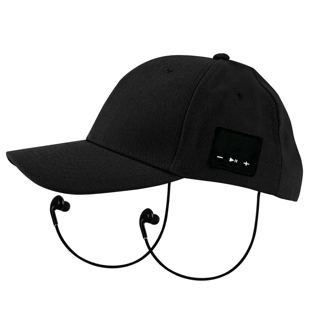 Porodo Soundtec Wireless Audio Bluetooth Hat PDST2N1BK