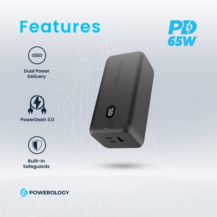 Powerology Onyx Power Bank PPBCHA19