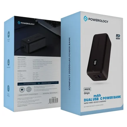 Powerology Onyx Power Bank PPBCHA19
