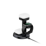استند شارژر بی سیم بودی BUDI 20W 3 in 1 Wireless Charging Stand With Foldable Magetic WL4900B