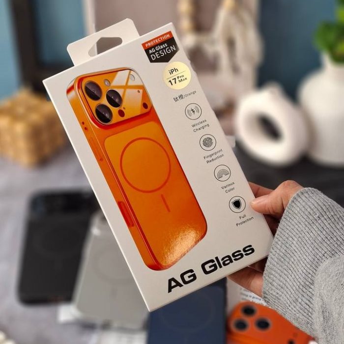 قاب AG گلس طرح 17 برای ایفون
