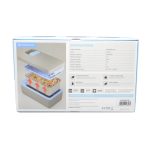 ظرف غذای گرم کن دار پاورولوژی Powerology Lumu Portable Heated Lunch Box PLBF818GYBL