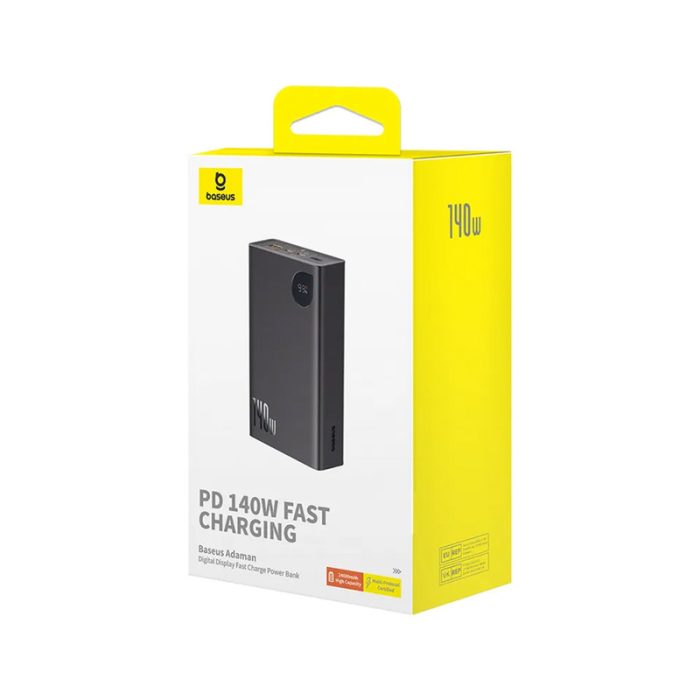 پاوربانک 140 وات 24000 بیسوس Baseus Adaman PD Power Bank PPAMD140